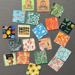 PATTERN SMUDGEES— Reusable and Washable Stick-on Microfiber Screen Cleaner