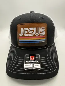 Retro Jesus is King Patch Trucker Hat Christian Hat SnapBack Beyond Measure