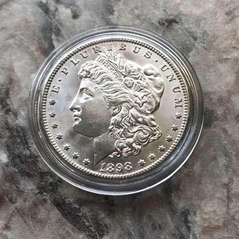 1898-O Morgan Silver Dollar in Brilliant Uncirculated Condition