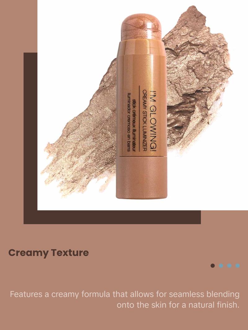 Palladio I'm Glowing Creamy Stick Luminizer, Dewy Highlighter Stick Makeup, Highlighter Makeup Stick for Face and Body, Radiant & Shimmer Glow, Buildable Color for All Day Palladio I'm Glowing Creamy Stick Luminizer, Dewy Highlighter Stick Makeup, Highlighter Makeup Stick for Face and Body, Radiant & Shimmer Glow, Buildable Color for All Day