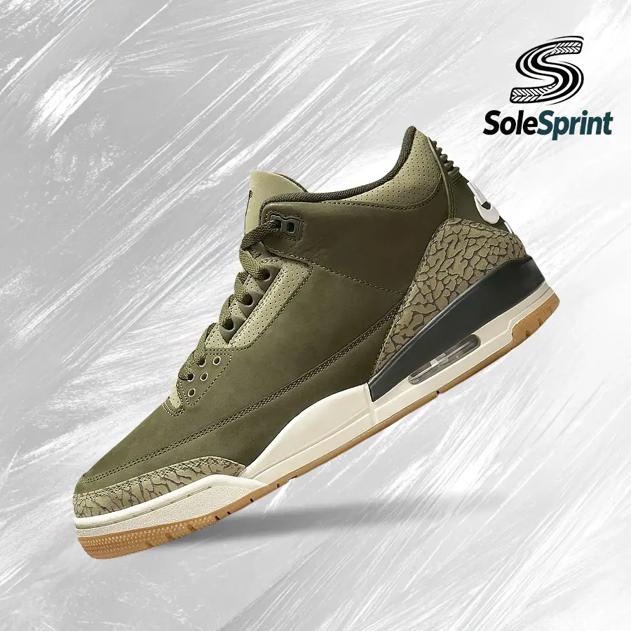 NIKE Women's/Kids' Jordan 3 Retro Family Affair (GS) Sneakers, Lightweight, Shock-Absorb, Breathable, Retro Look, Casual Gym/Running Shoes, DM0967-202