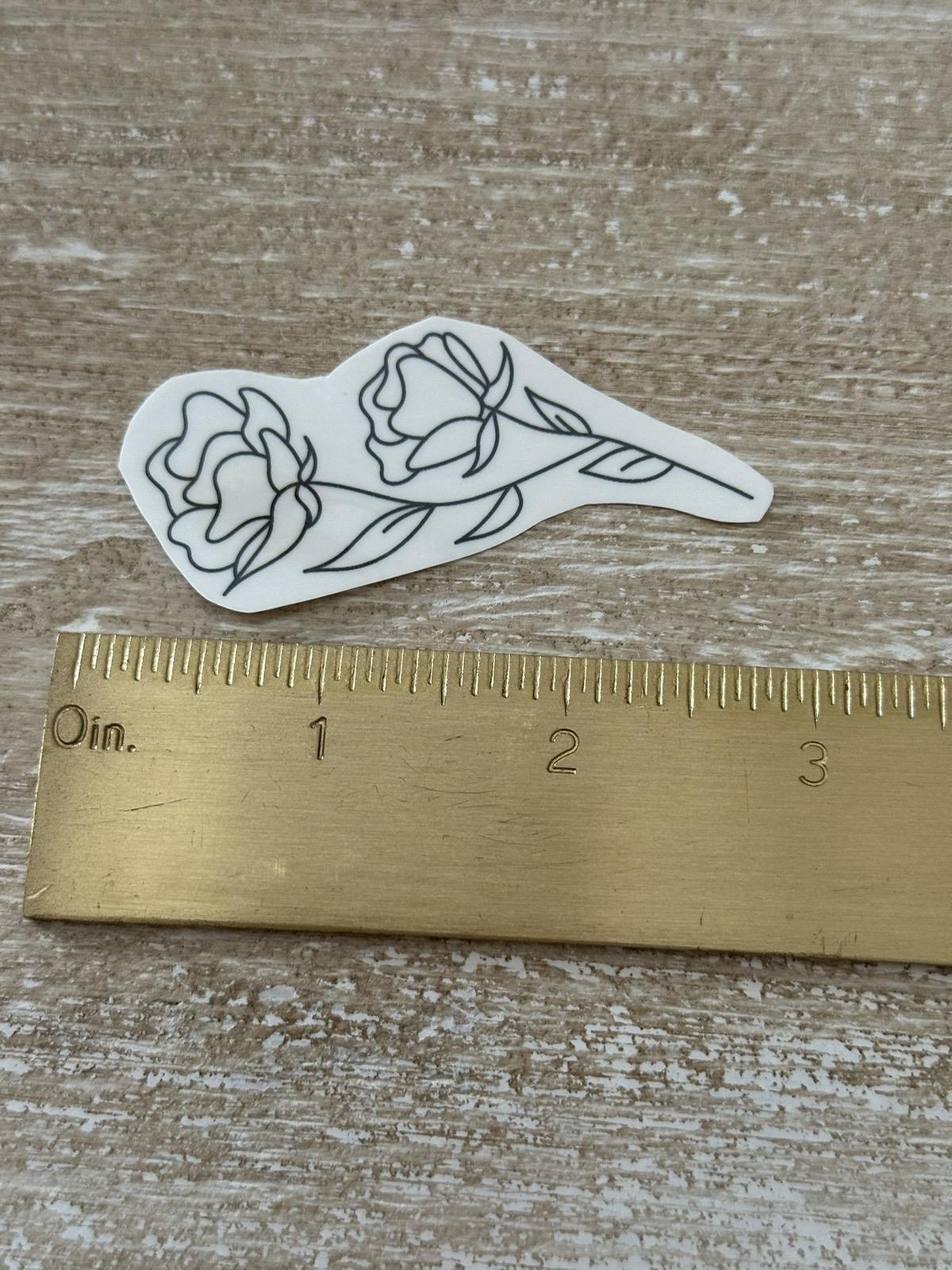 Botanical Fine Line Tattoos - medium sized tattoos