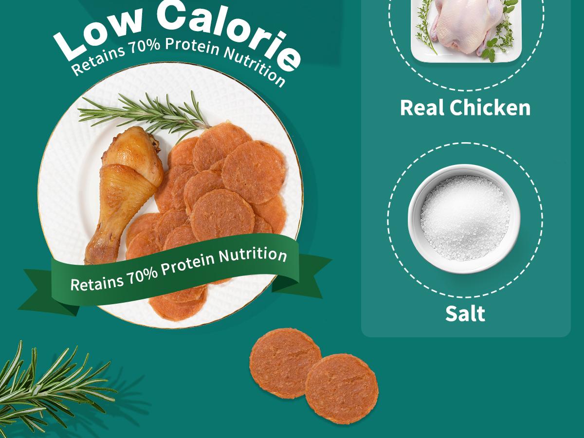 6.3 Cal Low-Fat Training Treats! Ideal for Senior & Small Dogs, Healthy & Guilt-Free