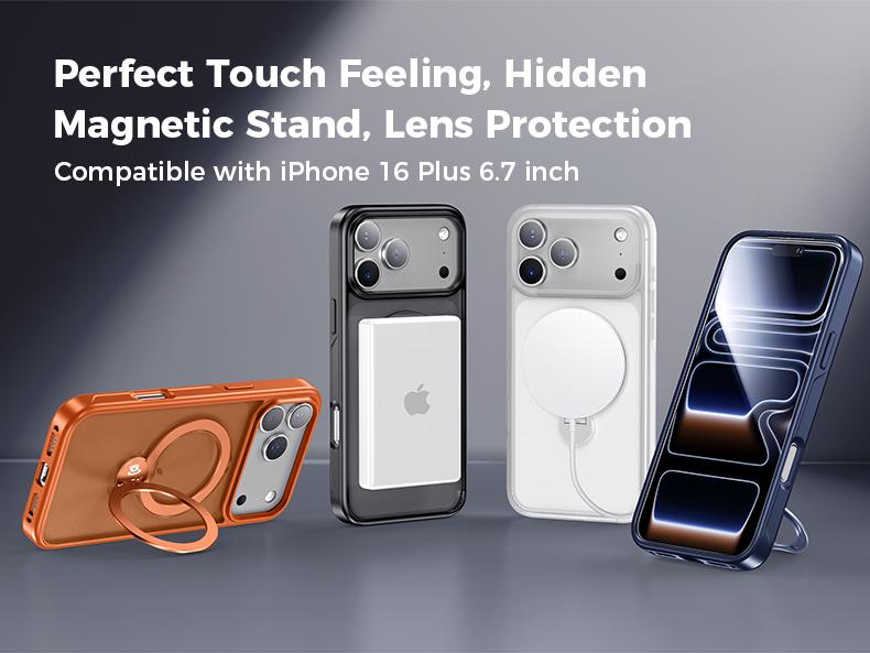 MAGIC JOHN 360 Degrees Rotating Magnetic Stand Phone Case for iPhone and SamSung MAGIC JOHN 360 Degrees Rotating Magnetic Stand Phone Case for iPhone and SamSung