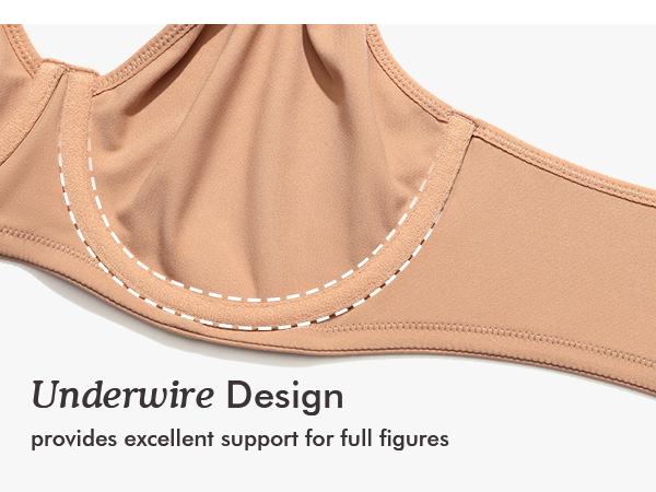 DELIMIRA Women's Inbarely Plus Full Coverage Bra No Padded Plus Size Underwire Unlined Seamless Bras SpringStatements DELIMIRA Women's Inbarely Plus Full Coverage Bra No Padded Plus Size Underwire Unlined Seamless Bras SpringStatements