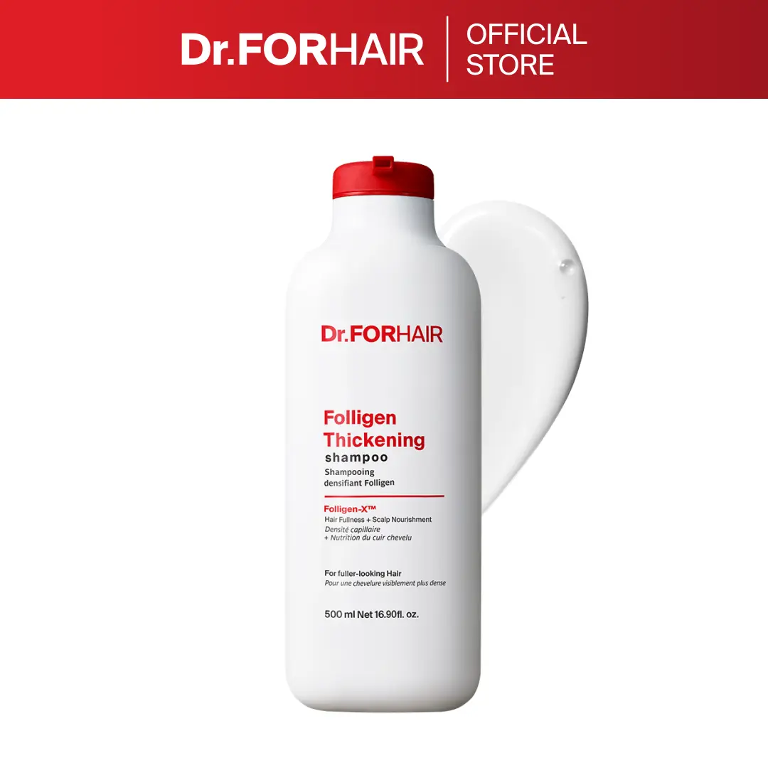 [Dr.FORHAIR] Folligen Thickening Shampoo | Biotin, Salicylic Acid & Rosemary | Anti-Breakage | Helps Reduce Hair Loss Due to Breakage | Volumizing for Fuller-Looking Hair