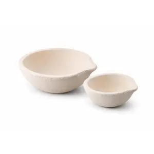 Ceramic Crucible Melting Dish Gold Silver Copper Casting Refining Alloying Metal Equipment Plates Small