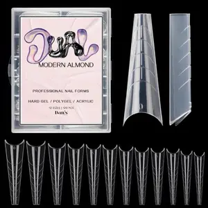 Dual Modern Almond Nail Forms – 12 Sizes, 120 Pieces