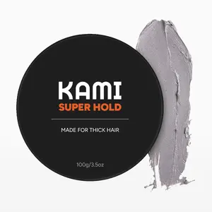 Kami Clay - Strong Hold (Matte) Hairstyling Product for Men Hair Care Comfort Natural Look Desired Hairstyles Remoldable