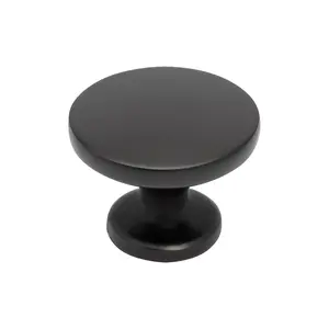 Utopia Alley HW356/7/8XX Emme Cabinet Ring Pull Knob - Decorative Cabinet Drop Pull Knobs for Cabinets and Drawers - Vintage Cabinet Hardware with Hand - Metal Drawer Pull Knobs 1.14"