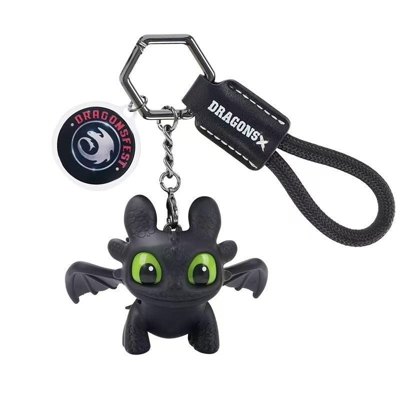 How to Train Your Dragon Toothless Glow in the Dark Keychain, Glowing ...