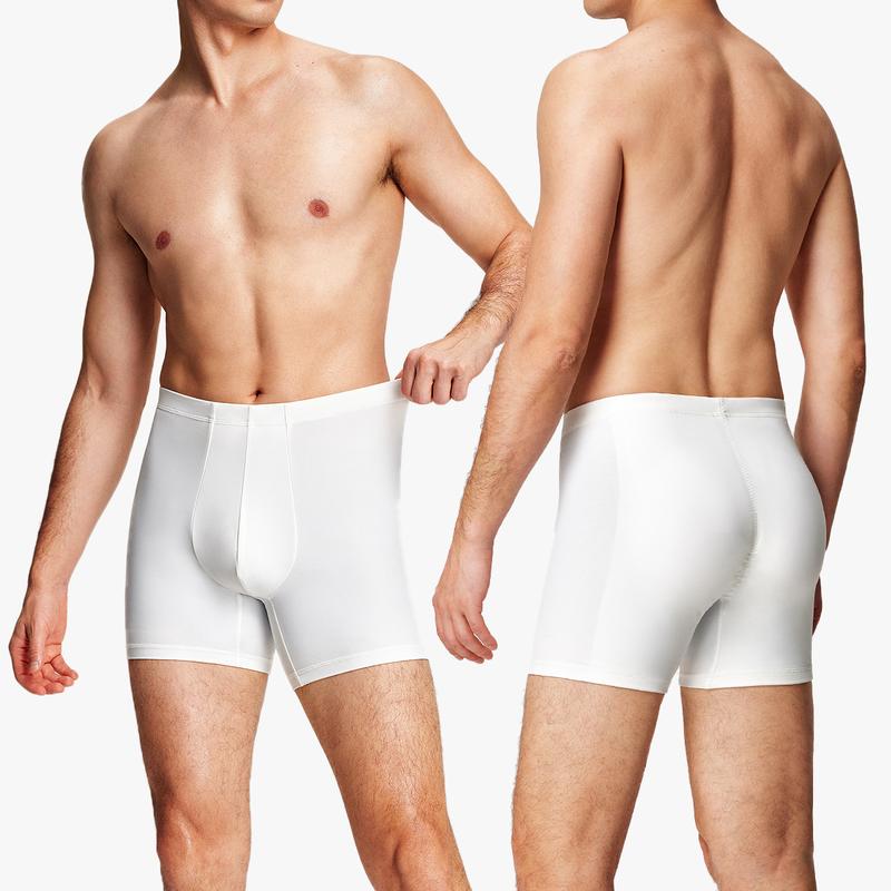 【Nebility】Men’s 3D Butt Lift Enhancing Padded Boxer Briefs with Removable Hip Pads, Seamless Compression Shapewear Underwear, High Elastic Waistband, 4-Way Stretch Breathable Fabric for Tummy Control & Daily Support,Moisture-Wicking,Menswear, Personalized