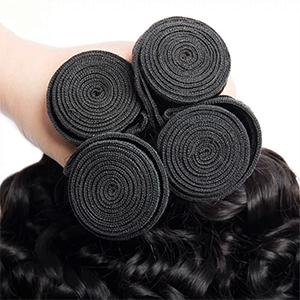 [LIVE-ONLY] Ashine Burmese Curly Water Wave Bundles Human Hair 10A Brazilian Virgin Human Hair 14-30 Inches Bundles Double Weft Bundles Natural Black Color Wet and Wavy Glueless