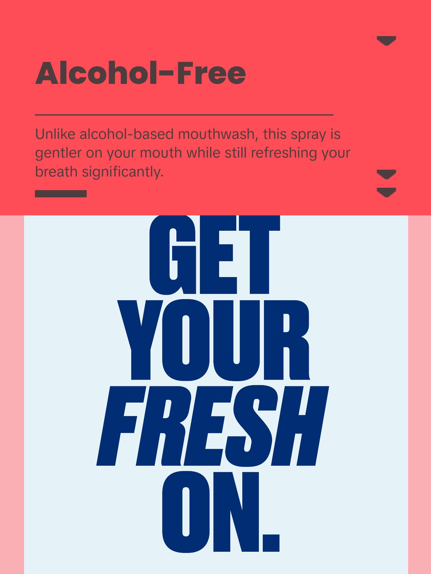 Pzaz Breath Spray- Cinnamint 6 pack - Instant Refreshment - Caffeine Microdose - Eliminate Bad Breath