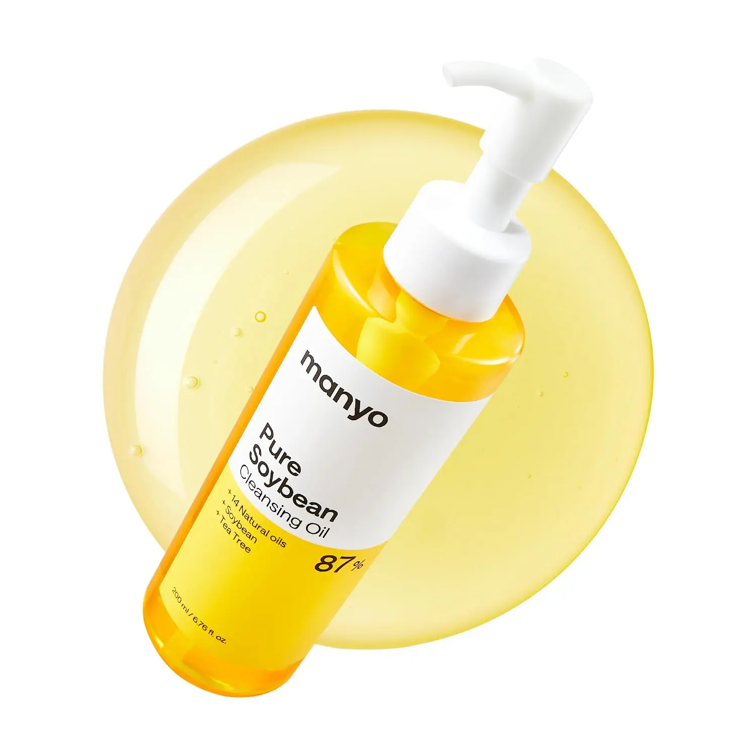 [manyo] Pure Cleansing Oil 200ml - Natural Oil Cleanser for Face, Makeup Blackhead Remover, Smoother, Softer