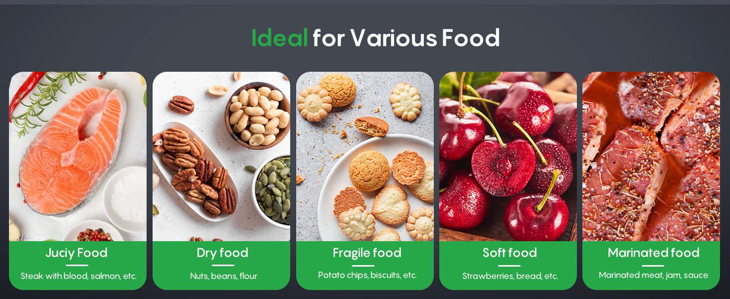 FRESKO AutoMax V8 Heavy Duty Vacuum Sealer Machine, Automatic Food Saver with Dry & Moist Modes, Built-in Cutter & Bag Storage, Includes Bags & Rolls