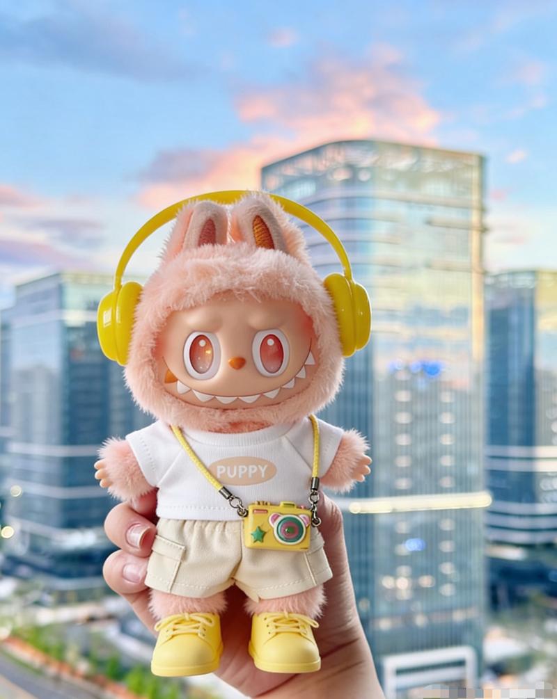 Labubu V3 THE MONSTERS Big into Energy Series- Vinyl Plush Pendant Blind Box keychain+clothing