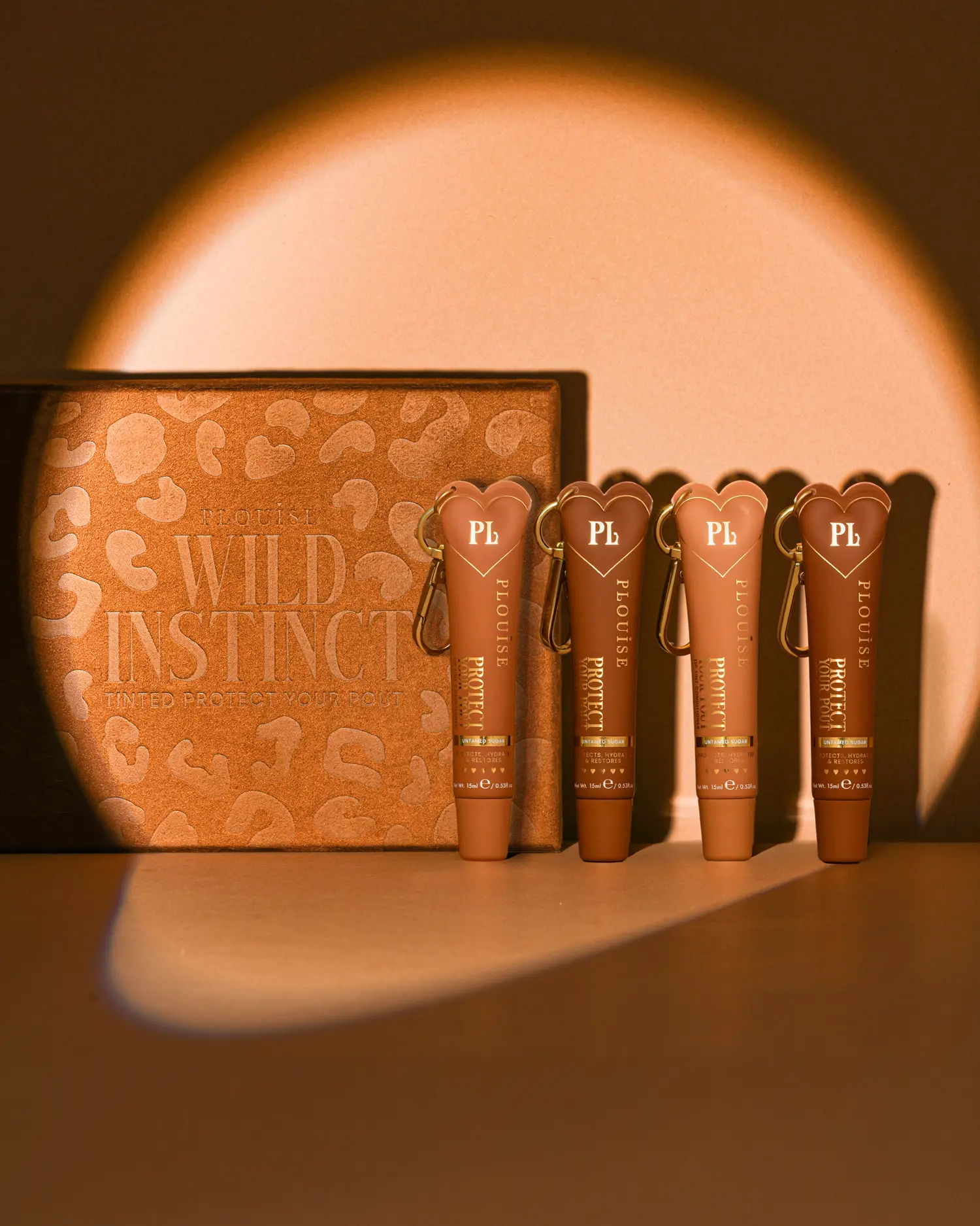 P.Louise Cheetah Wild Instincts Nude Tinted Lip Conditioner Set