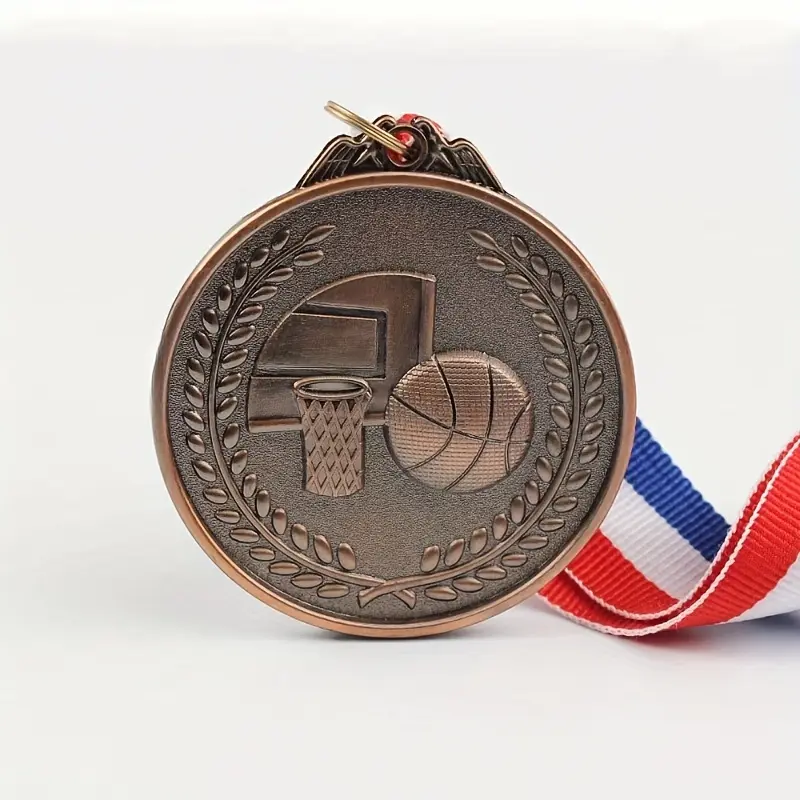 1/3counts, Creative Competition Metal Medals For Sports Meet, Basketball Team Competition Champion/Runner Up Medals