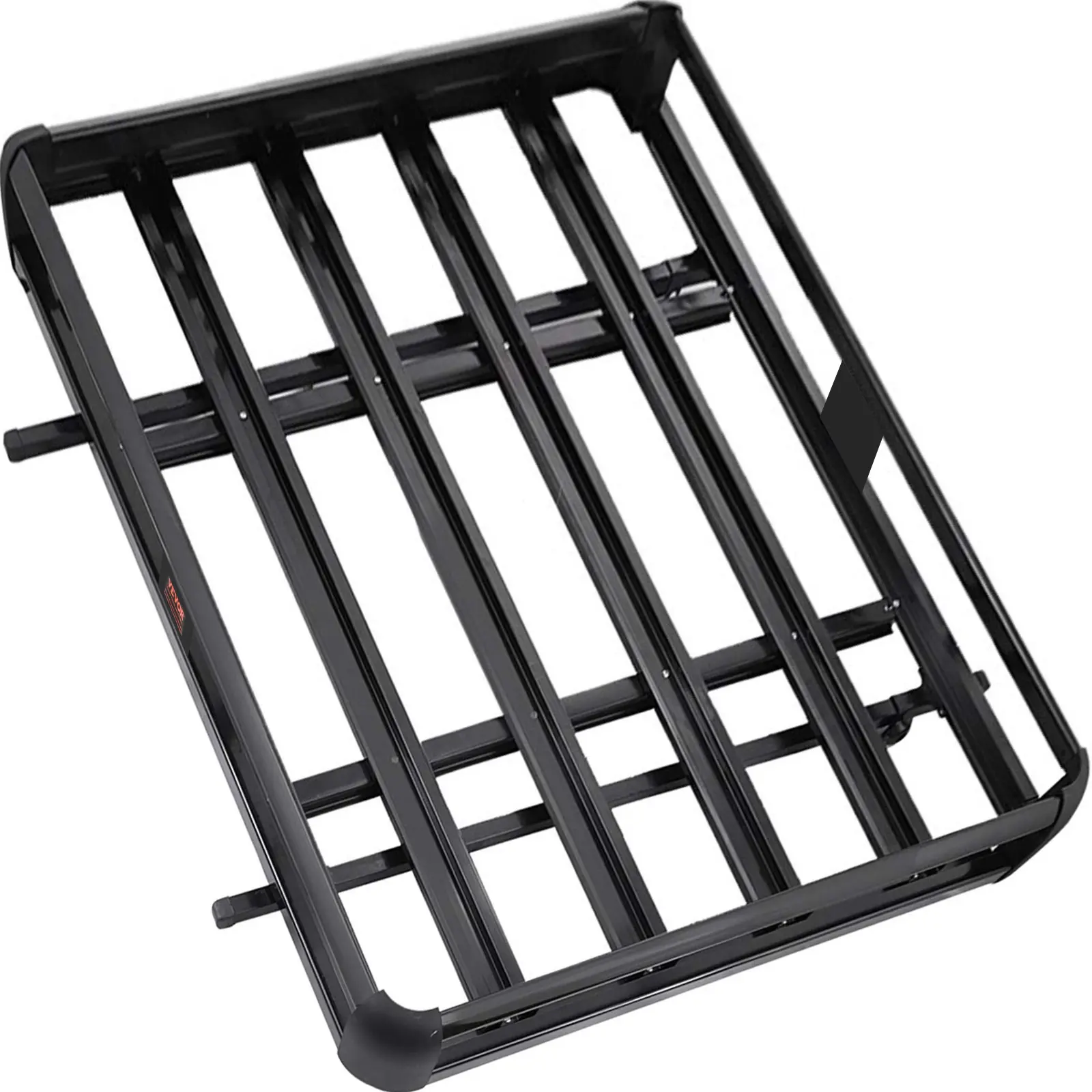 【Summerfinds】VEVOR Universal 50.4 x 36.4 Inch Roof Basket,Basket Roof RackAluminum Roof Mounted Cargo Rack with Bars XL-B for Car Top Luggage Traveling SUV Holder