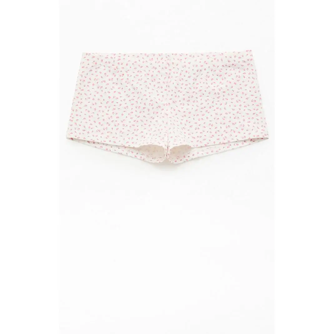 John Galt Women's Pink Floral Boxer Boyshorts