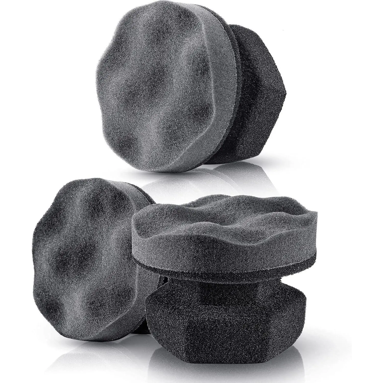 3 Pieces Tire Shine Applicator Tire Dressing Applicator Pads Sponge Dressing Foam Gel Wet Car Detailing Reusable Cleaning Supplies for Car