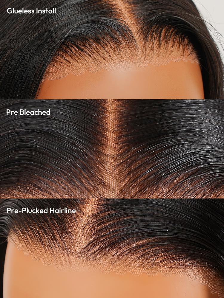 Alipearl Wig Glueless Natural Black Deep Wave 4x7 Lace Closure Wig Pre Cut Pre Bleached Ready Go Wigs Human Hair #FallFreshness