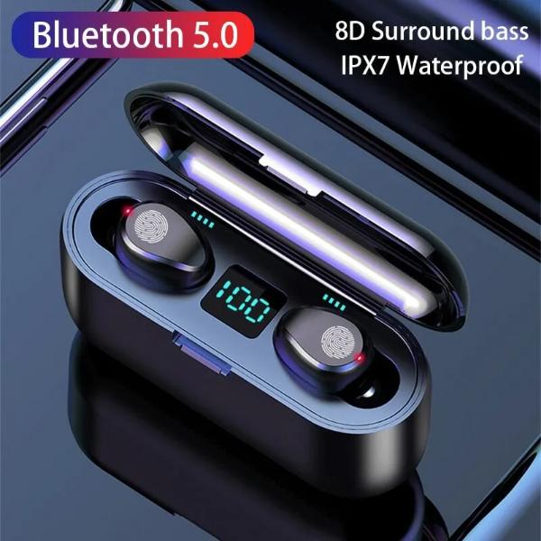 Bluetooth 5.0 Earphones Charging Case Earbuds for iPhone 15 14 13 12 Pro Max - Headphones Headset