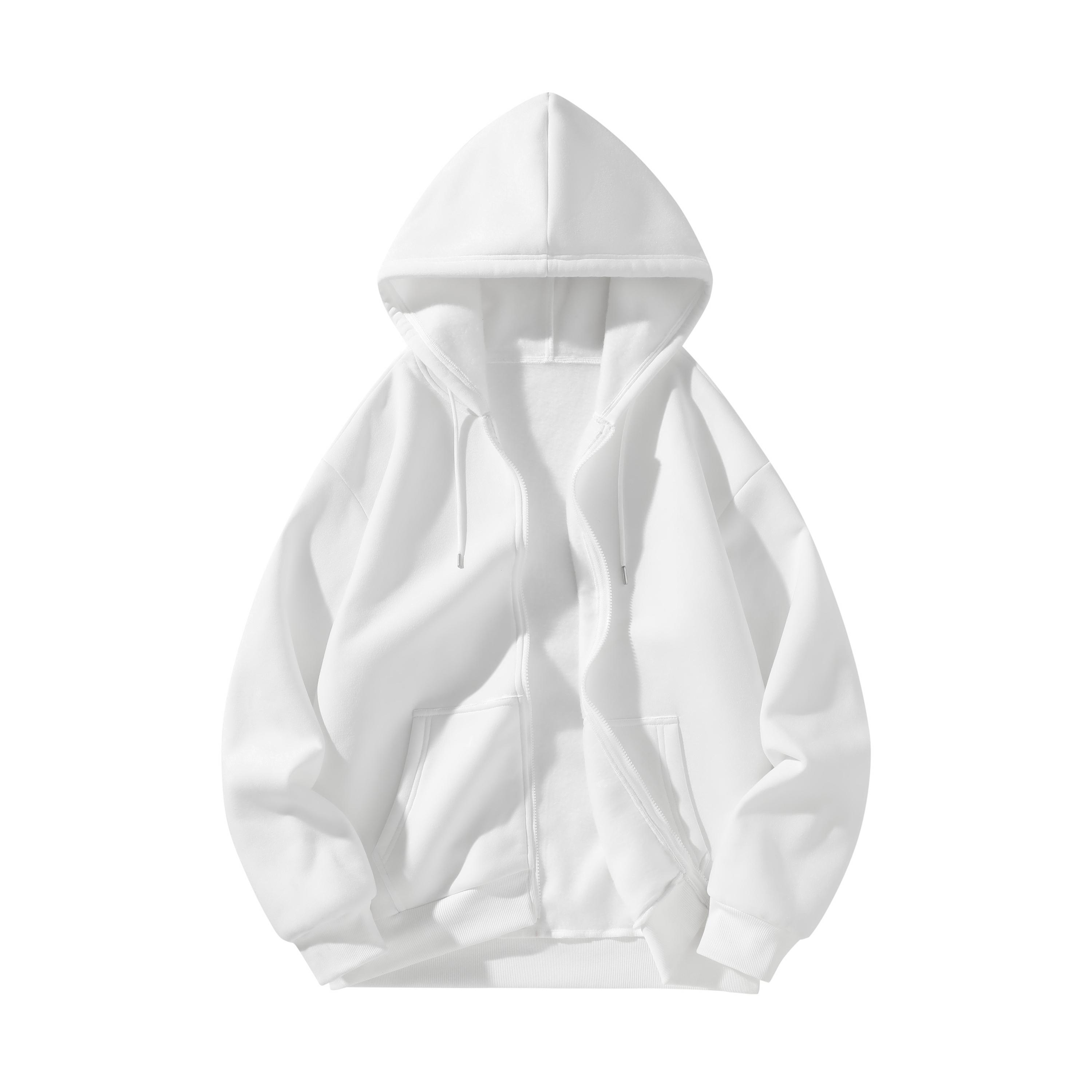 2-Pack Vintage Grunge Retro Zip-Up Hooded Lightweight Outerwear for Men — Loose Fit Hooded Jackets, Skater/Hip Hop Style, Basic Streetwear, suitable for outdoor training and everyday casual wear