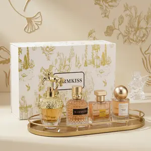 WARMKISS 4-Piece Women's Perfume Gift Set | Long-Lasting Floral & Fruity Fragrance | Perfect for Gifting