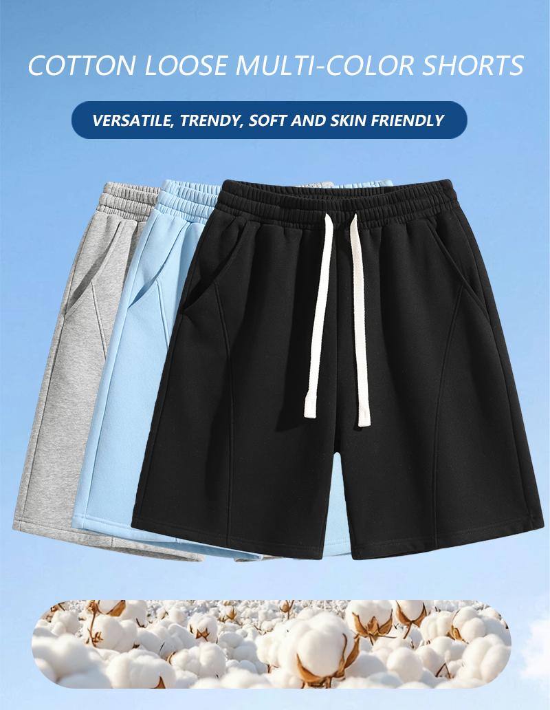 Men's Solid Pocket  Waist Shorts, Lightweight Breathable Shorts, Casual Breathable Comfortable Shorts for Running Gym Workout, Men's Bottoms for All Seasons