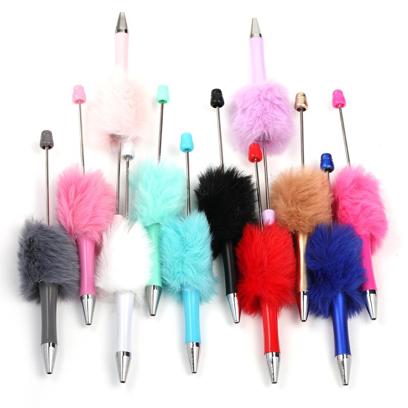 【P158】5pcs Fluffy Pen colorful for DIY making