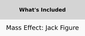 Mass Effect: Jack Figure