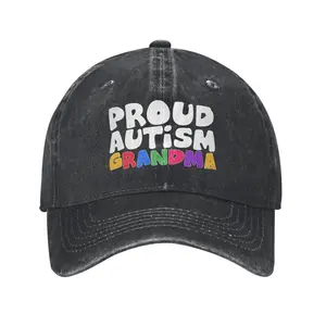 Proud Autism Grandma Baseball casquette Cap for Men Women Classical Casual Adult Adjustable Comfortable Trucker Caps Dad Hat Golf Tennis Sports