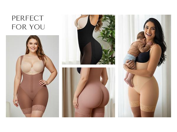 Shapellx BOOT-YEAH AirSlim Extreme Compression Open Bust Bodysuit