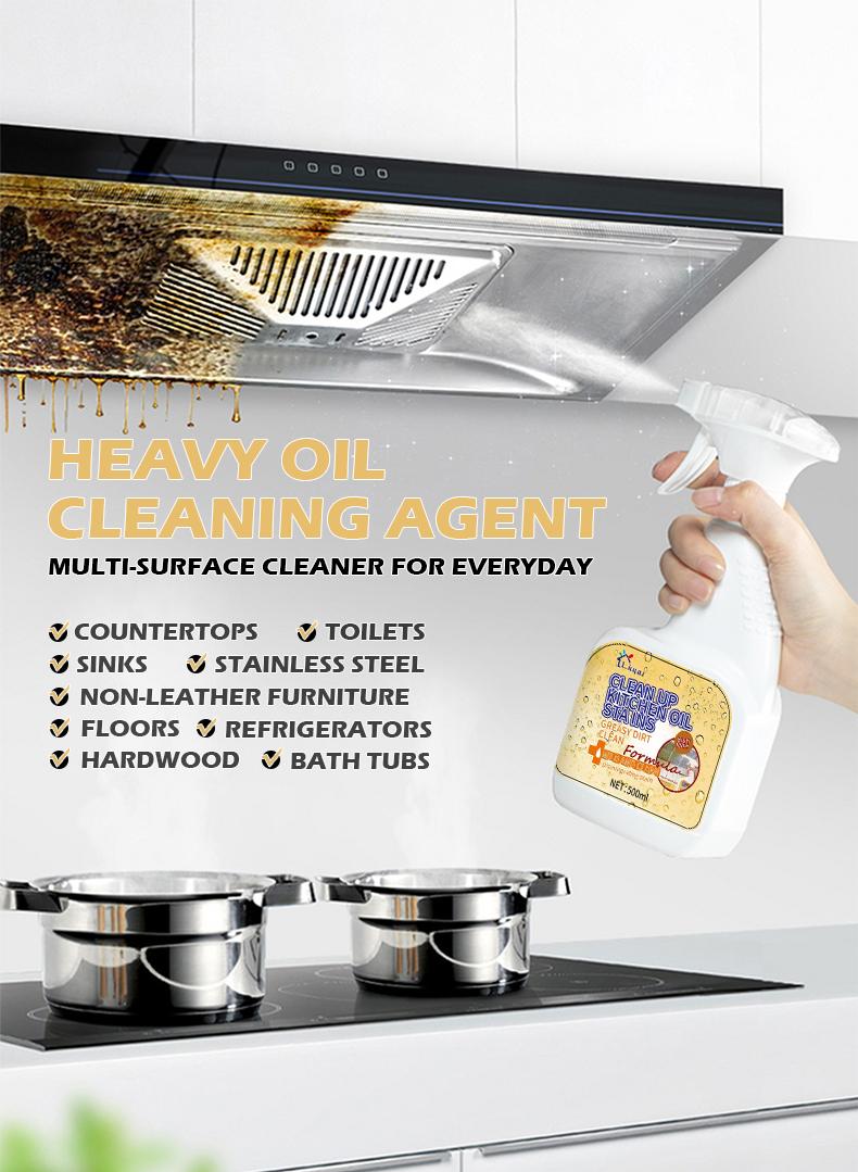 Liapu ProClean+ - Advanced Multi-Surface Cleaning System with Precision Spray Technology for Kitchen Mastery & Appliance Care (Oven/Stove/Range Hood/Household) Antibacterial All-Purpose Kitchen Spray Cleaner