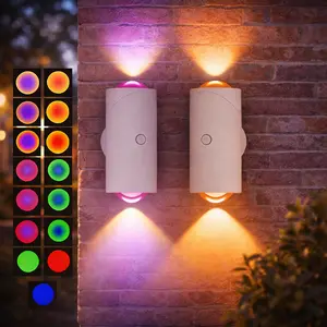 Smart Rechargeable LED Night Light with Motion Sensor – USB Rechargeable RGB Gradient Dimmable Wall Lamp, Magnetic & Stick-On Design, Long-Lasting Battery, Indoor Ambient Lighting for Bedroom, Stairs, Hallway, Entryway & New Year decorations