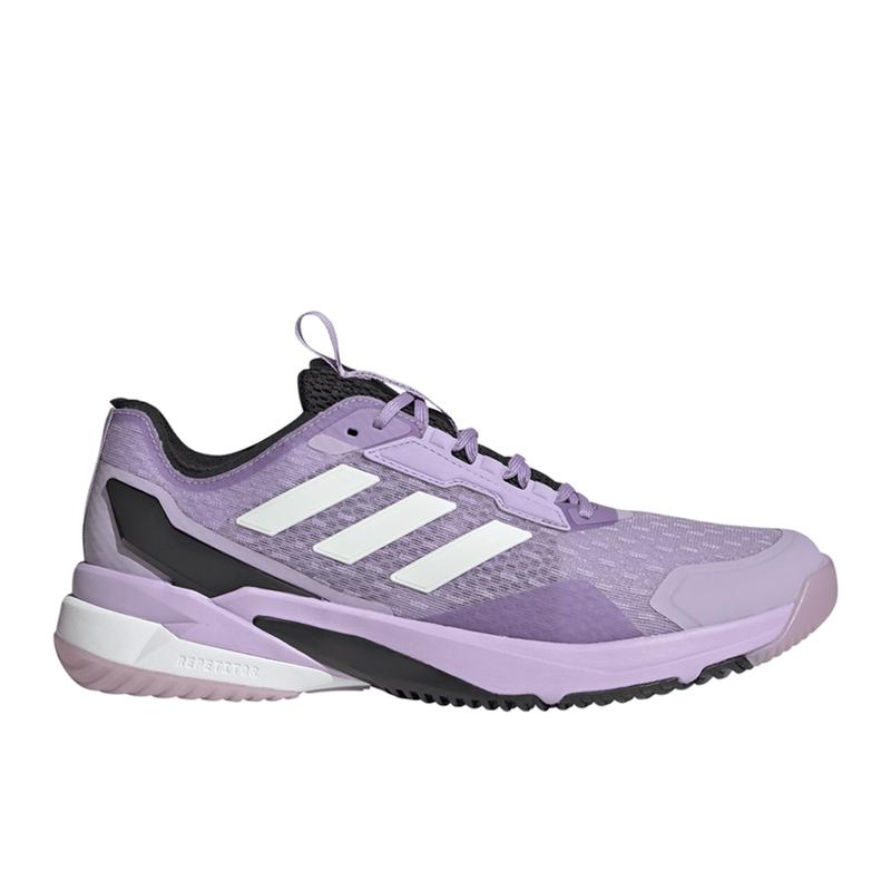 adidas Womens Crazyflight 6 Mid Indoor Volleyball Volleyball Sneakers Shoes - Purple