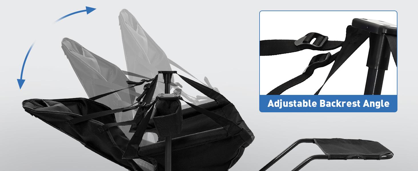 【Valentine's Day gift】GDY Hammock Camping Chair, Swing Chair Rocking Chair With Pedal, Max 450 lbs Capacity hammock life