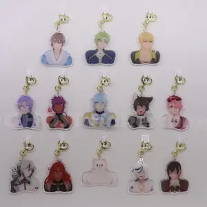 NU carnival bust keychains | 3” double sided