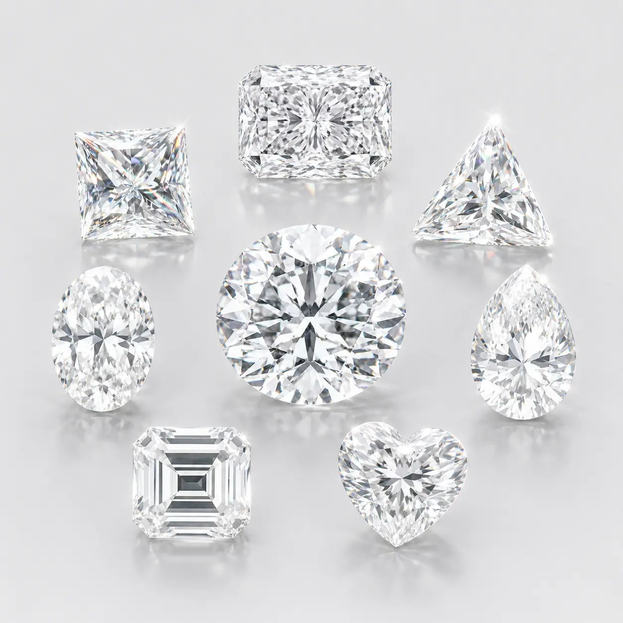 D Color VVS1 Grade Moissanite Loose Stone - Multiple Cut Shapes, GRA Certified, Sparkling Look Gemstone for Rings & Custom Jewelry, Moissanite Ring, Varying Sizes