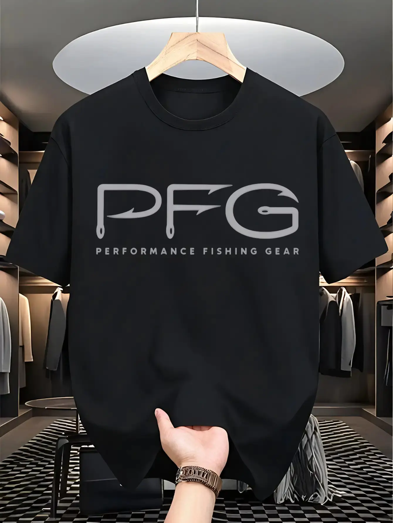 Breathable And Comfortable PFG Performance Fishing Gear T-Shirt, Perfect for Casual Outings And an Ideal Gift for Father'S Day.