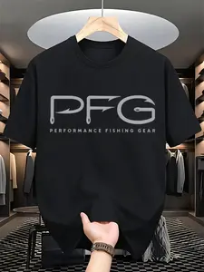 Breathable And Comfortable PFG Performance Fishing Gear T-Shirt, Perfect for Casual Outings And an Ideal Gift for Father'S Day.