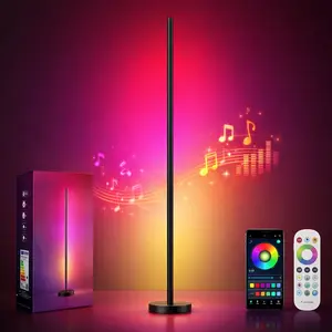 RGBICW Smart LED Corner Lamp – 68+ Scenes & Dynamic Music Sync for Living Rooms, Bedrooms, & Gaming Rooms