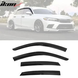 Window Visors for Honda Civic Hatchback 2022-2026 Mugen Style Rain Guard