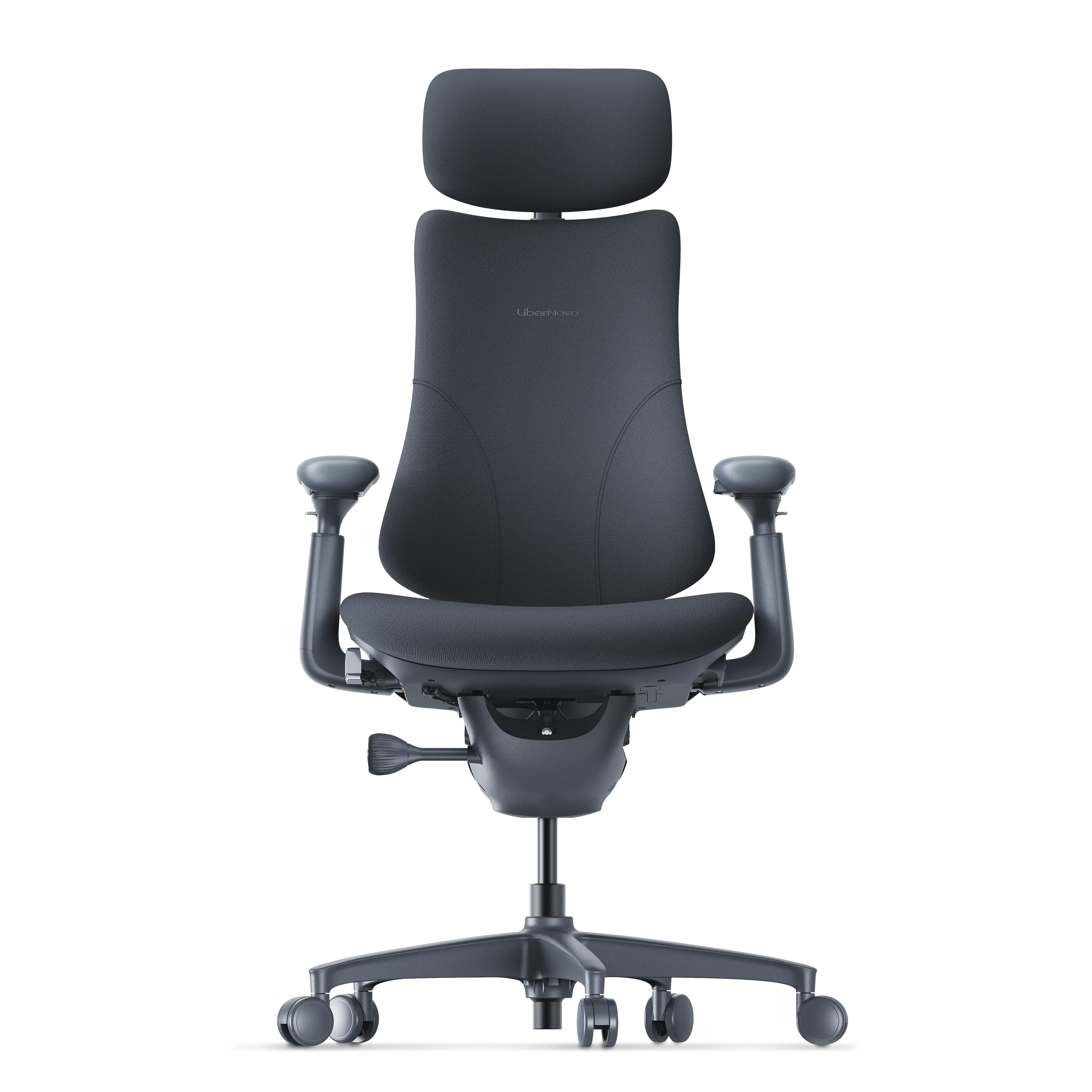 LiberNovo Omni Ergonomic Office Chair, Adaptive Lumbar Support Desk Chair for Back Pain, 160° Recline & Built-in Spine Stretch, Comfy Home Office Chair for Long Hours