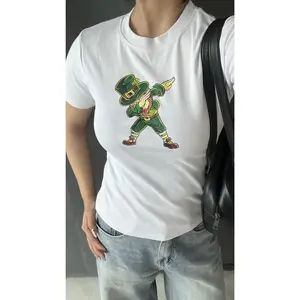 Dabbing Leprechaun Baby Tee, Funny St Patricks Day Kids Shirt, Shamrock Dab Dance Graphic, Lucky Charm Youth Tee, Retro Saint Patty Outfit, Cute Irish Leprechaun Top