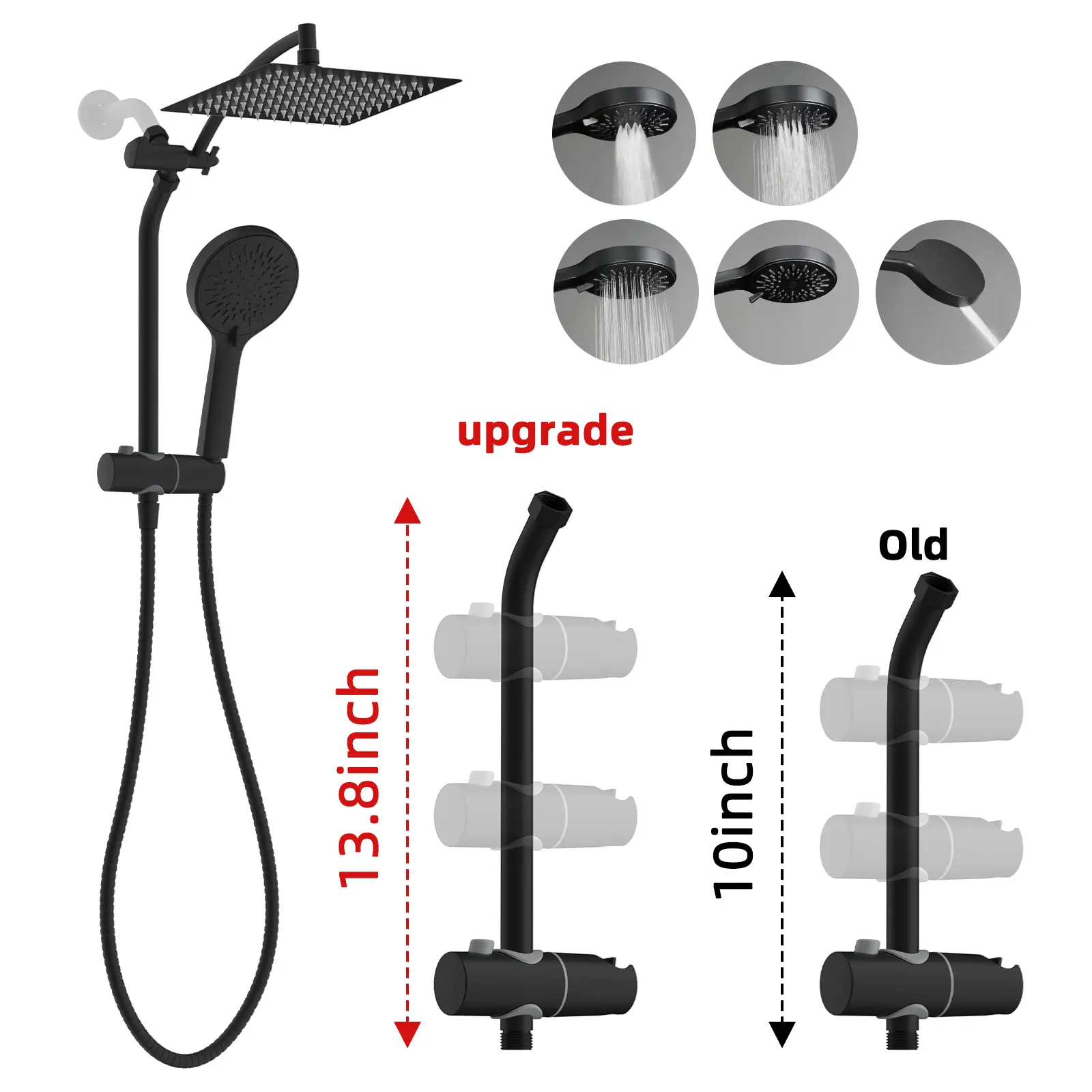 New upgrade -  8-inch Matte Black