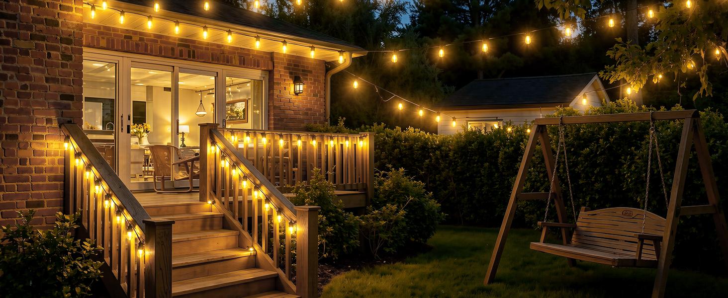 Minetom 100FT Solar String Lights Outdoor Waterproof, 31+2LED S14 Shatterproof Bulb, Patio Lights with Remote Type-C Port Timable, 3 Light Modes Dimmable Solar String Lights for Outside, Yard, Camping Minetom 100FT Solar String Lights Outdoor Waterproof, 31+2LED S14 Shatterproof Bulb, Patio Lights with Remote Type-C Port Timable, 3 Light Modes Dimmable Solar String Lights for Outside, Yard, Camping