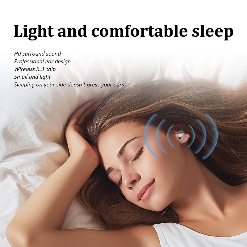 MSHUKCOE SK19 This year's new model - ultra-small invisible sleep earplugs | 0.08 ounces, suitable for side sleepers, with noise cancellation function - 25-hour battery life! Discreet Office Earbuds in-ear summerwins Gift Privacy Gift Silicone Lightweight MSHUKCOE SK19 This year's new model - ultra-small invisible sleep earplugs | 0.08 ounces, suitable for side sleepers, with noise cancellation function - 25-hour battery life! Discreet Office Earbuds in-ear summerwins Gift Privacy Gift Silicone Lightweight
